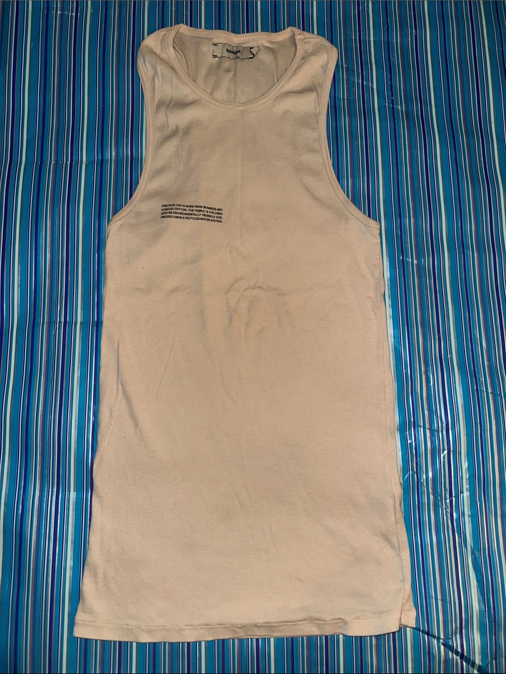 Pangaia Beige Tank Top